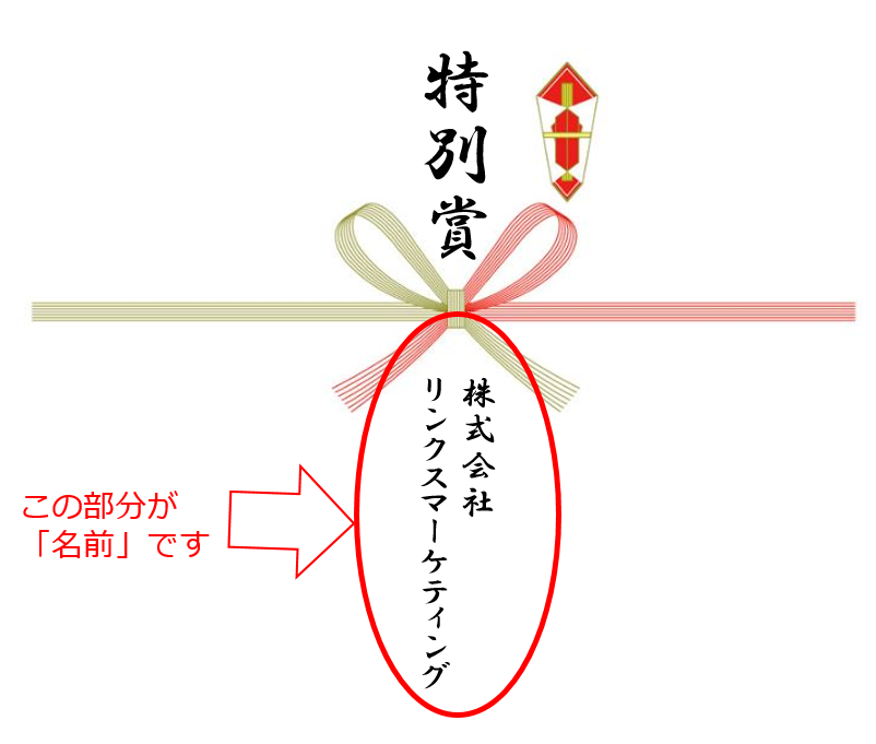 ゴルフ コンペ 協賛 品 のし 書き方